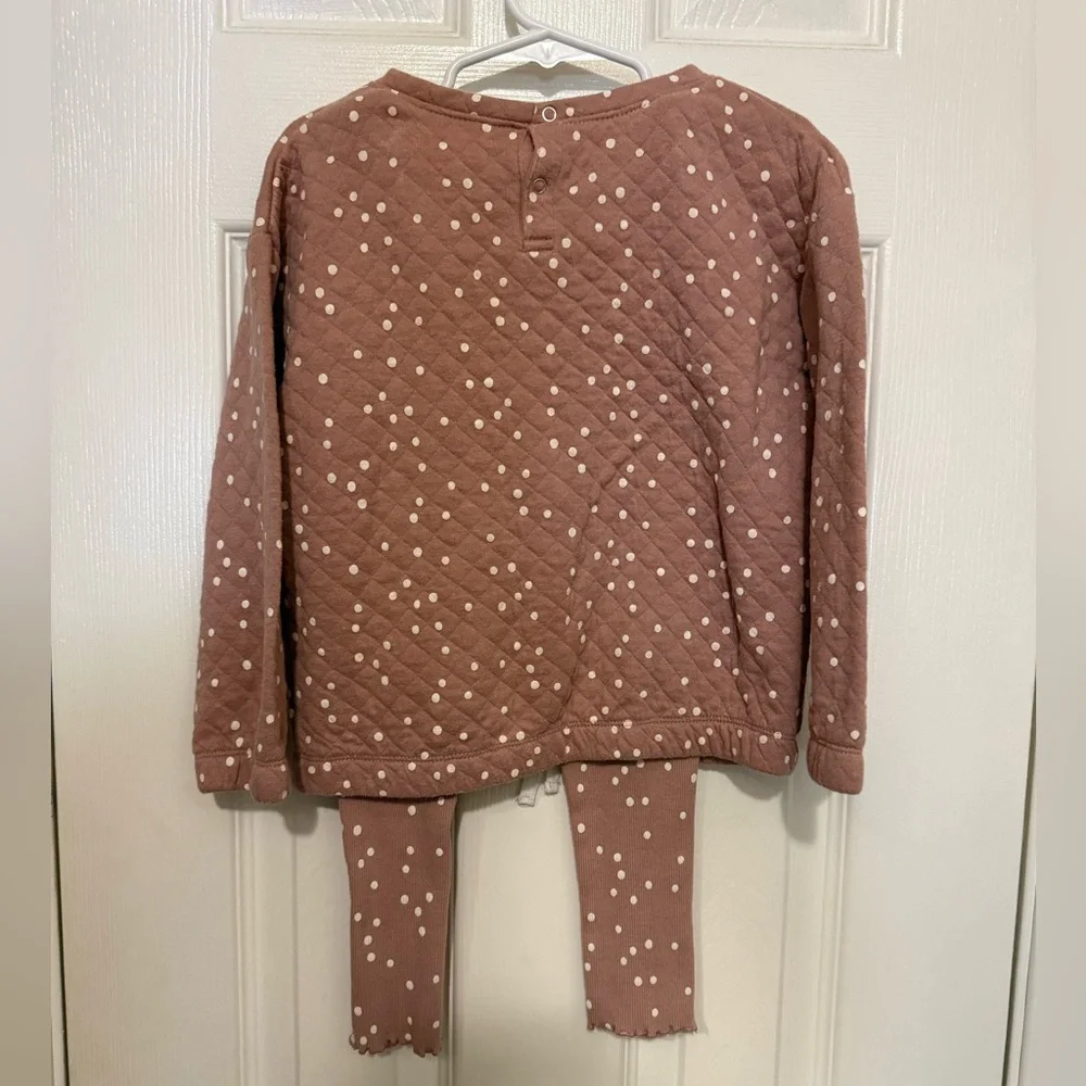 Grayson Collective Quilted Sweatshirt & Leggings 4T